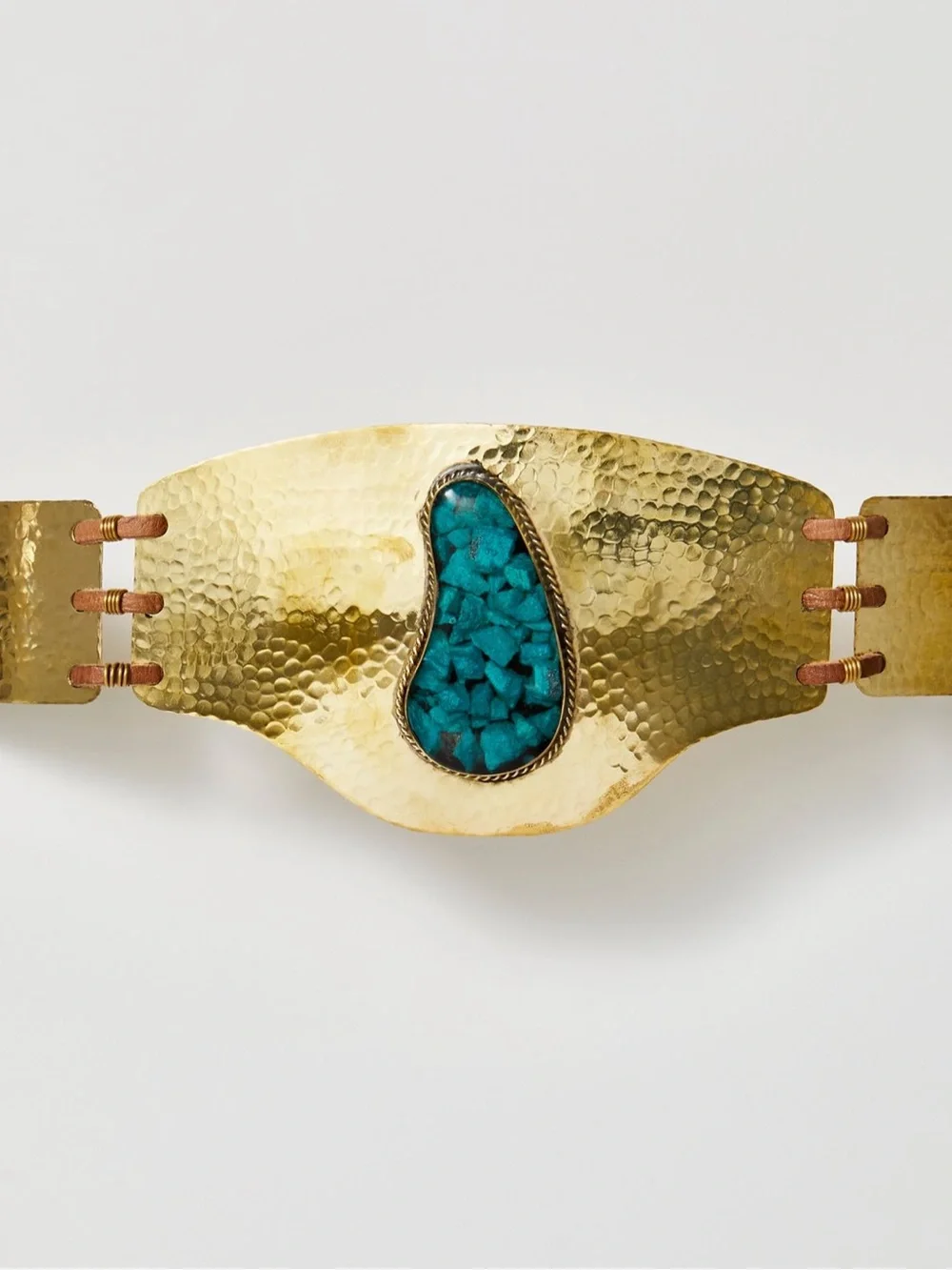 Free People ✨RARE✨ Dorado Wrap Belt Gold & Turquoise Bohemian OS